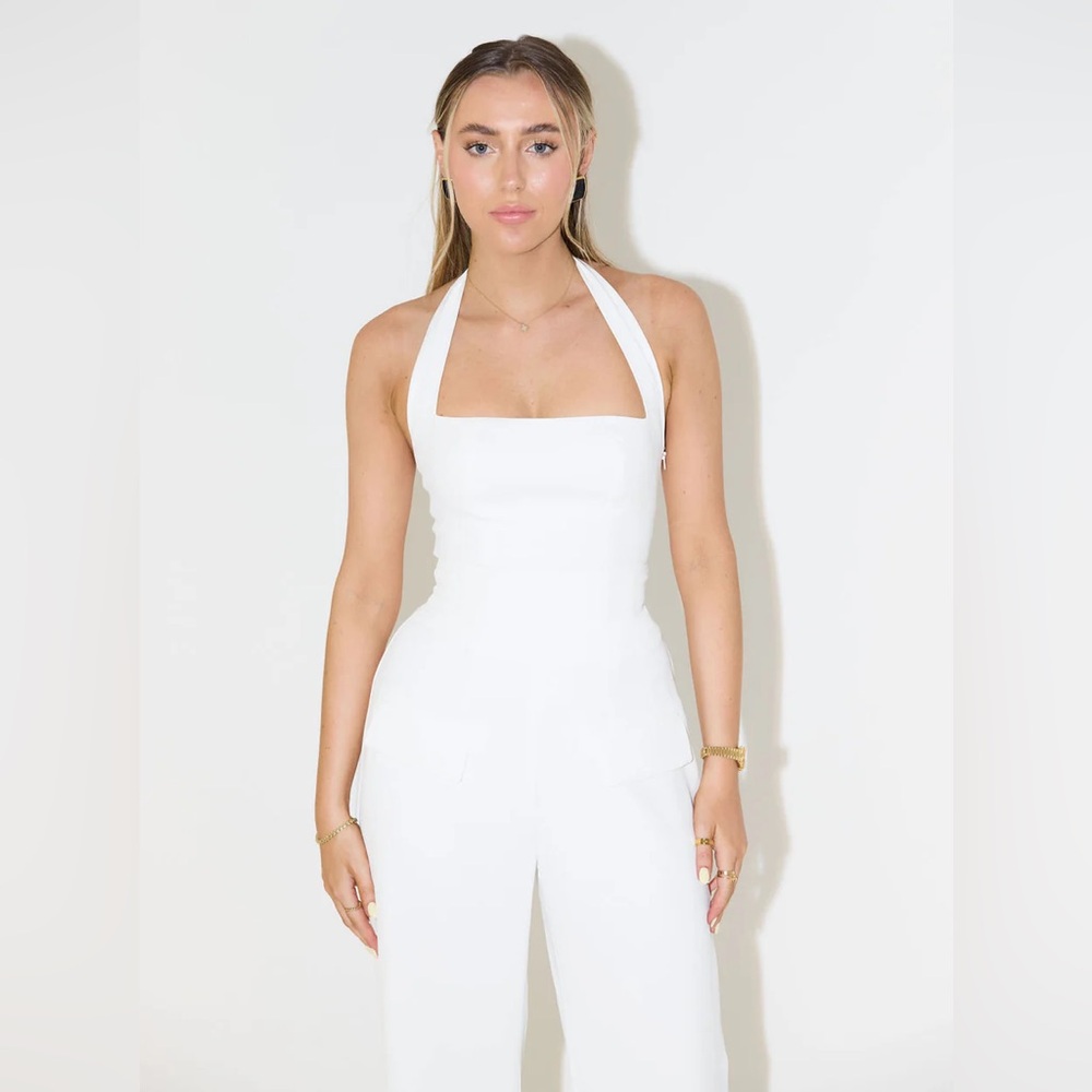 The Ultimate Muse Halter Top New With Tags White
